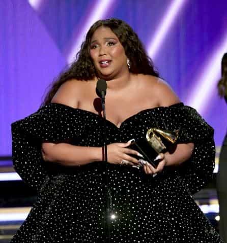 Lizzo win a Grammy Award for the Best Pop Solo Performance
